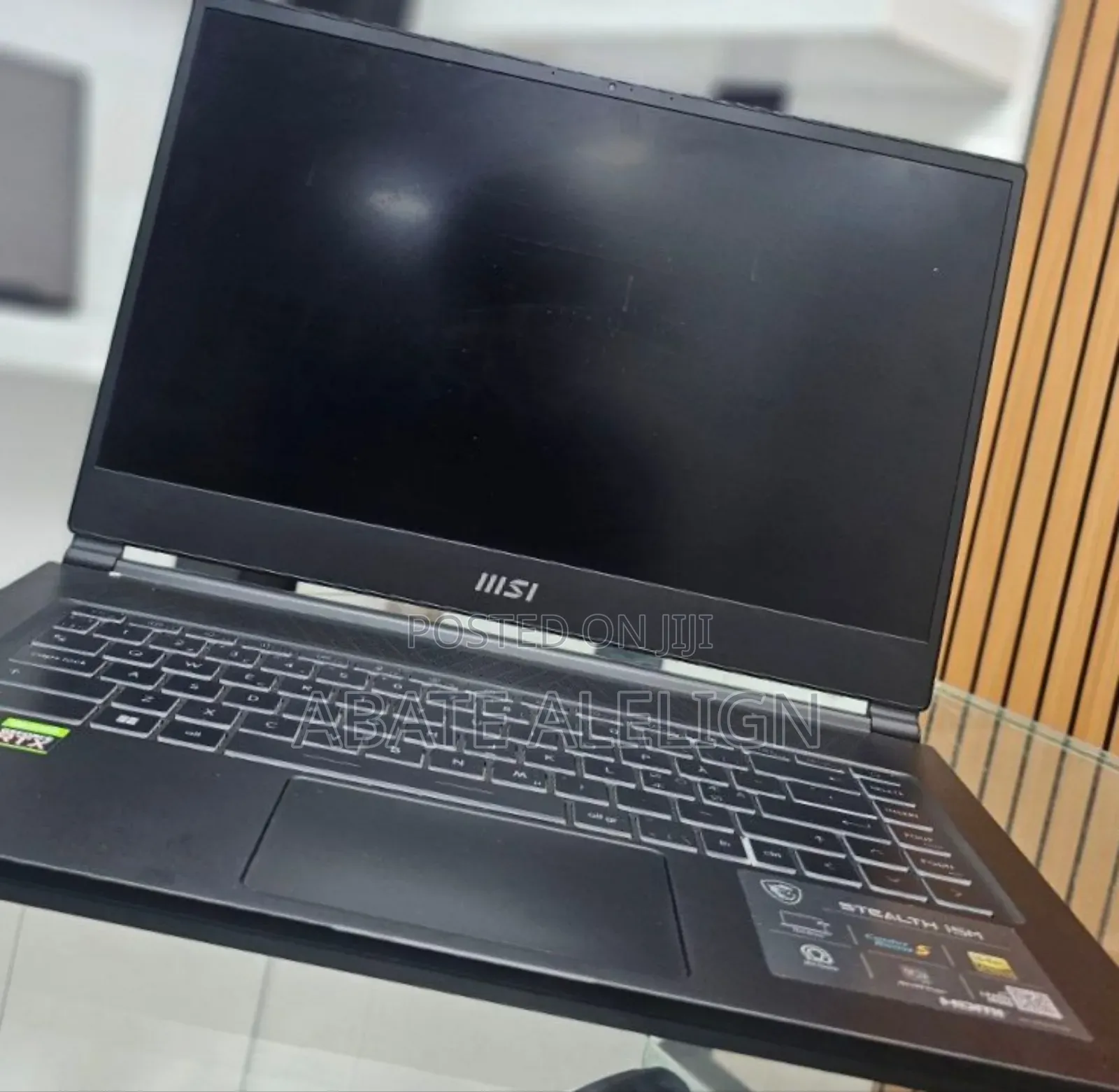 New Laptop MSI GS63 7RD Stealth 16GB Intel Core I7 SSD 1T