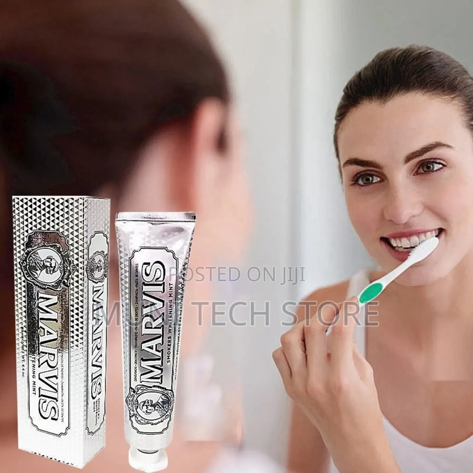 Marvis Smokers Whitening Mint Toothpaste.