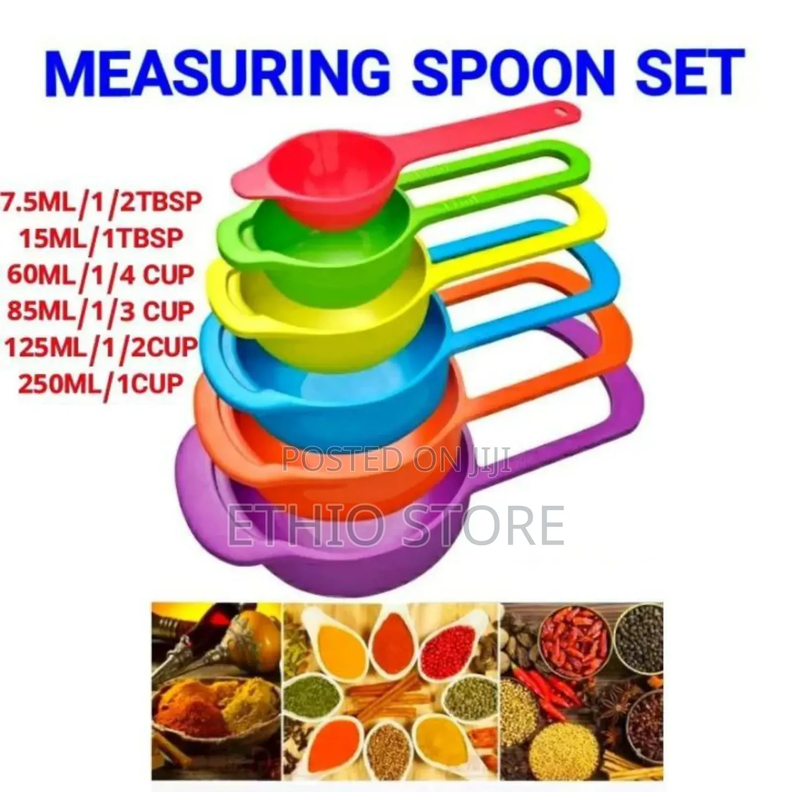 6 Pieces Measuring Spoon