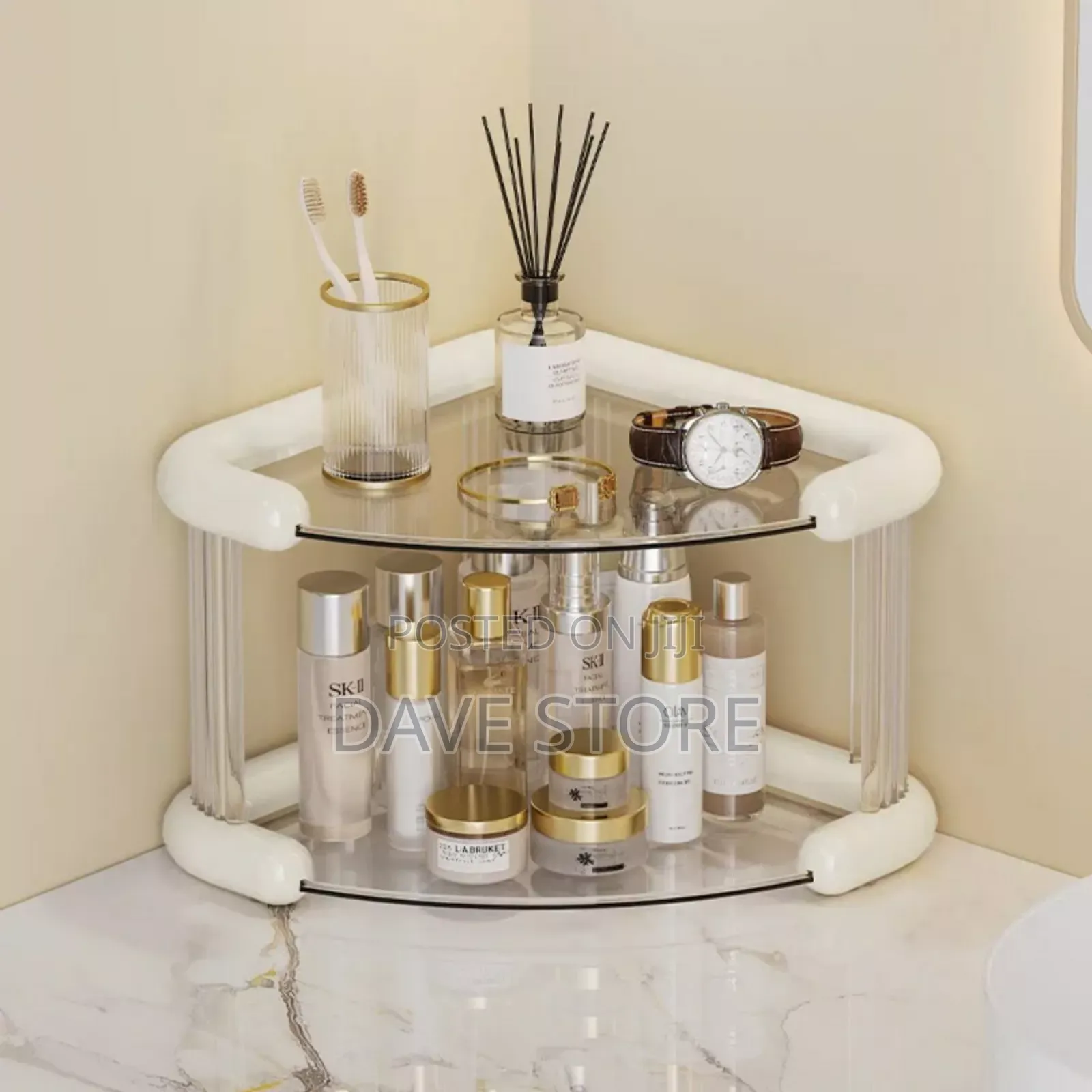 Luxury Cosmetics Storage Shelf