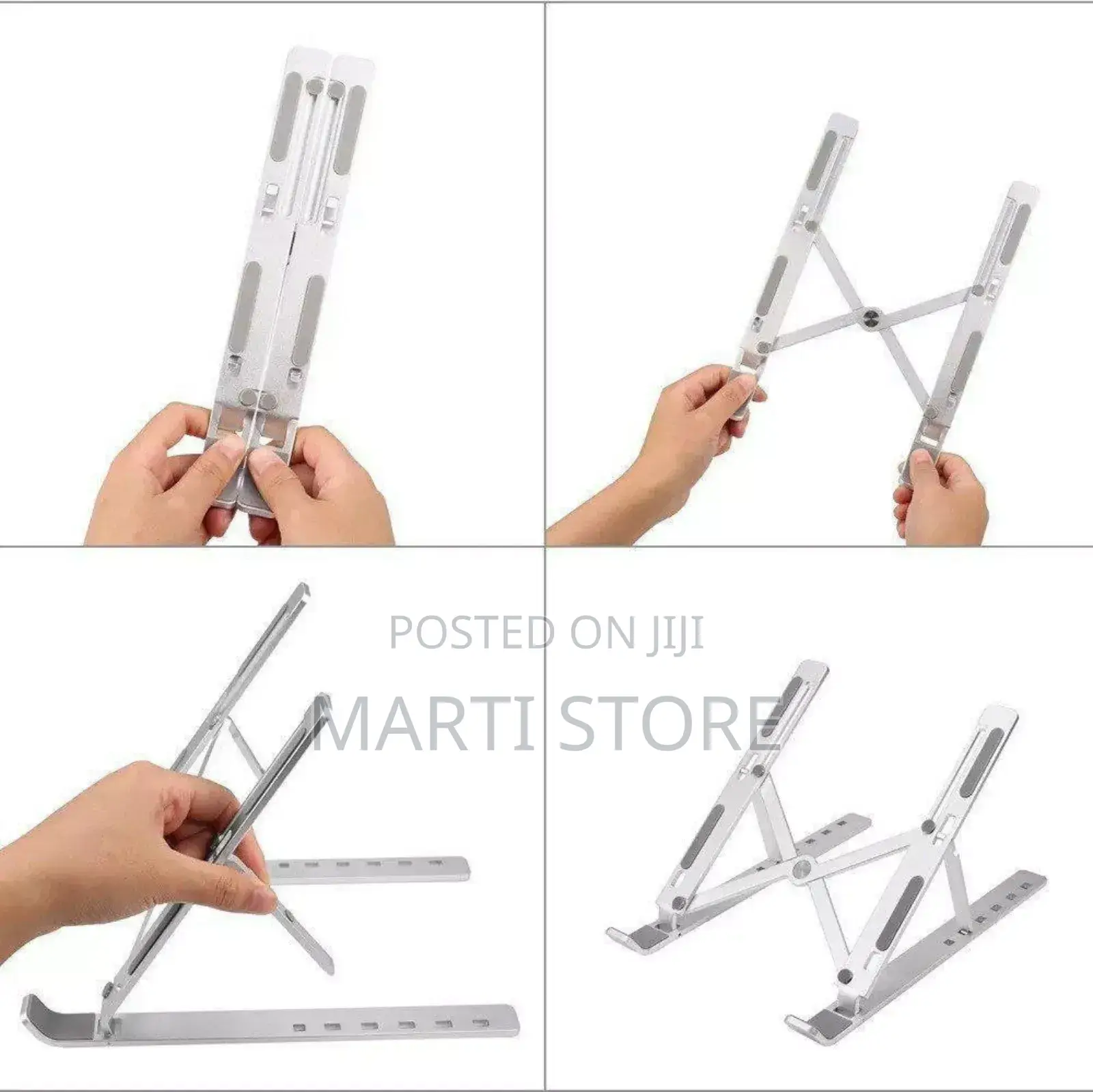 Foldable Height Adjustable Metal Frame Laptop Stand