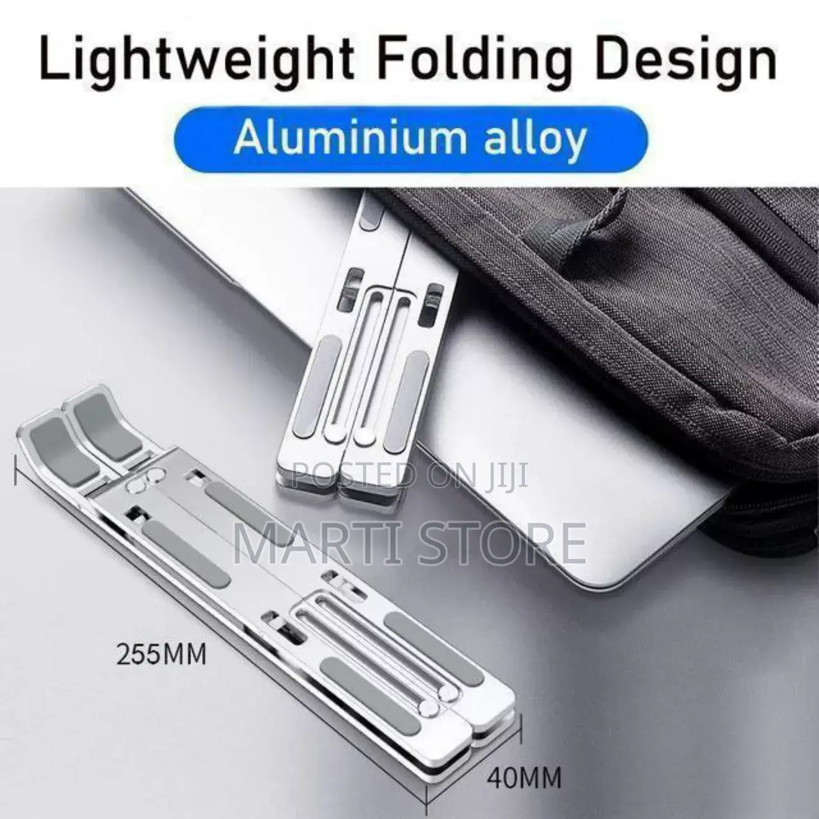 Foldable Height Adjustable Metal Frame Laptop Stand