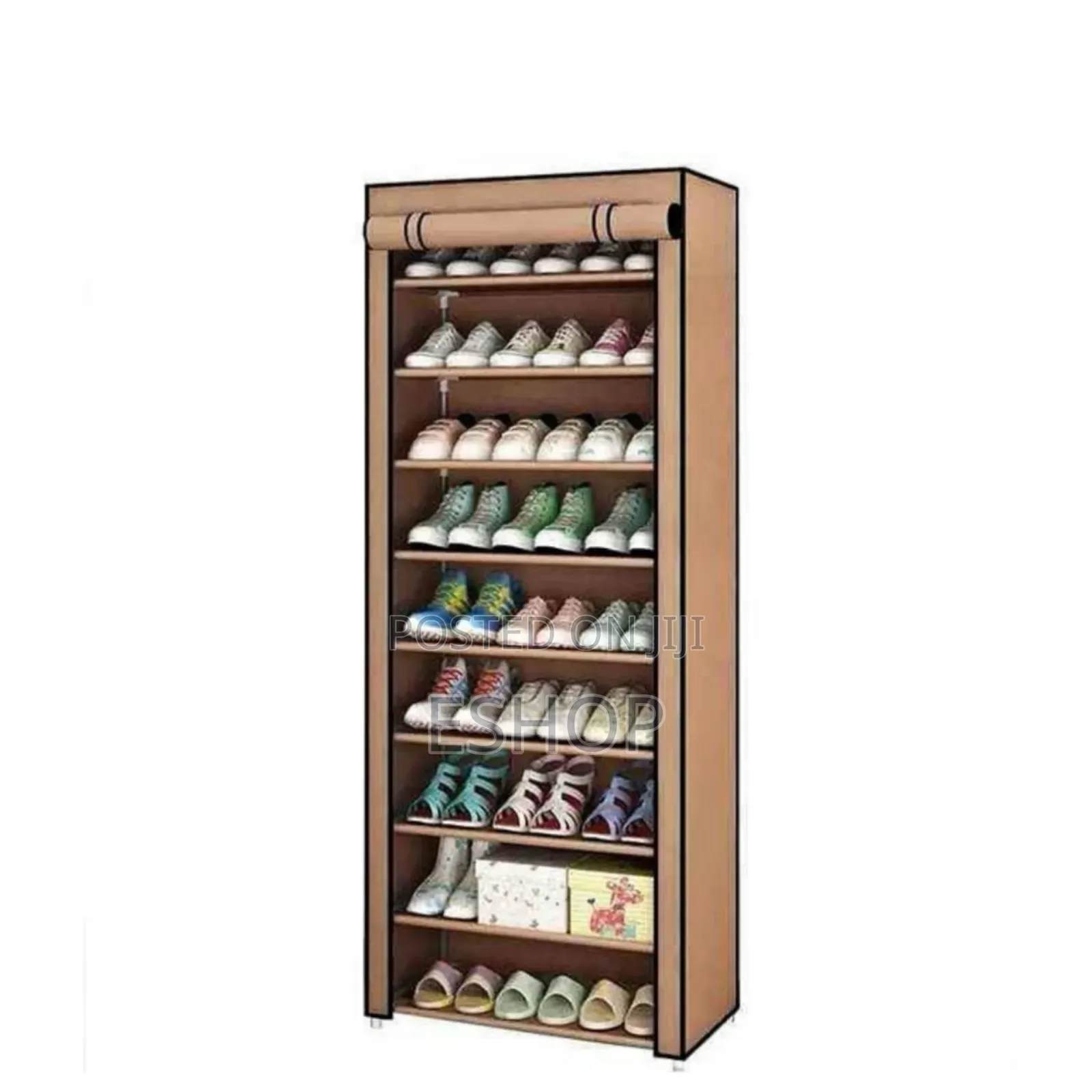 Quick-Setup 27-Pair Shoe Organizer