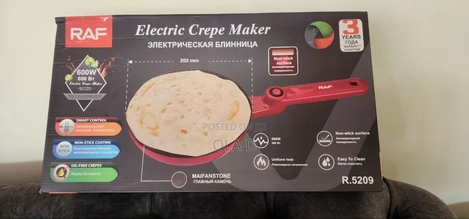 Raf Electric Crepe Maker