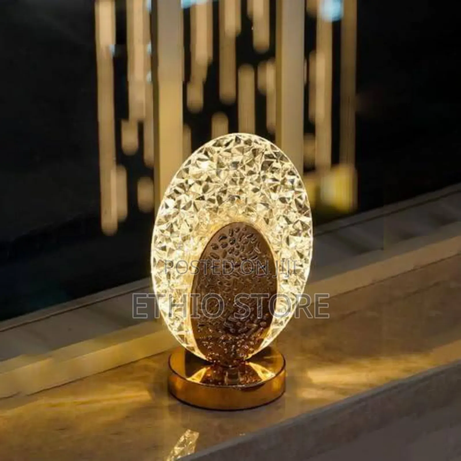 Led Crystal Table Lamp