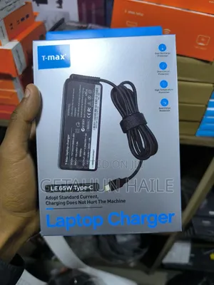 Photo - T-Max 65w Type-C Laptop Charger (Lenovo Pc 65watt Type C Charger)