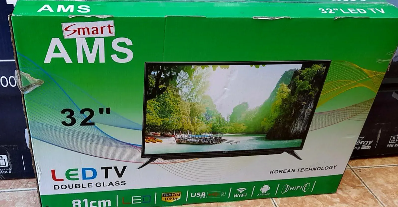 Ams 32" Led Smart Tv New Model