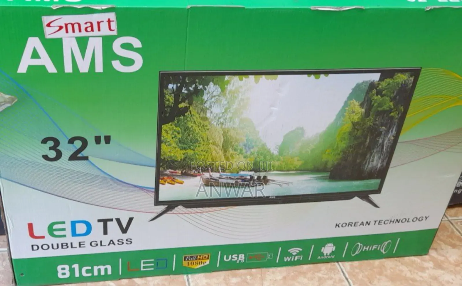 Ams 32" Led Smart Tv New Model