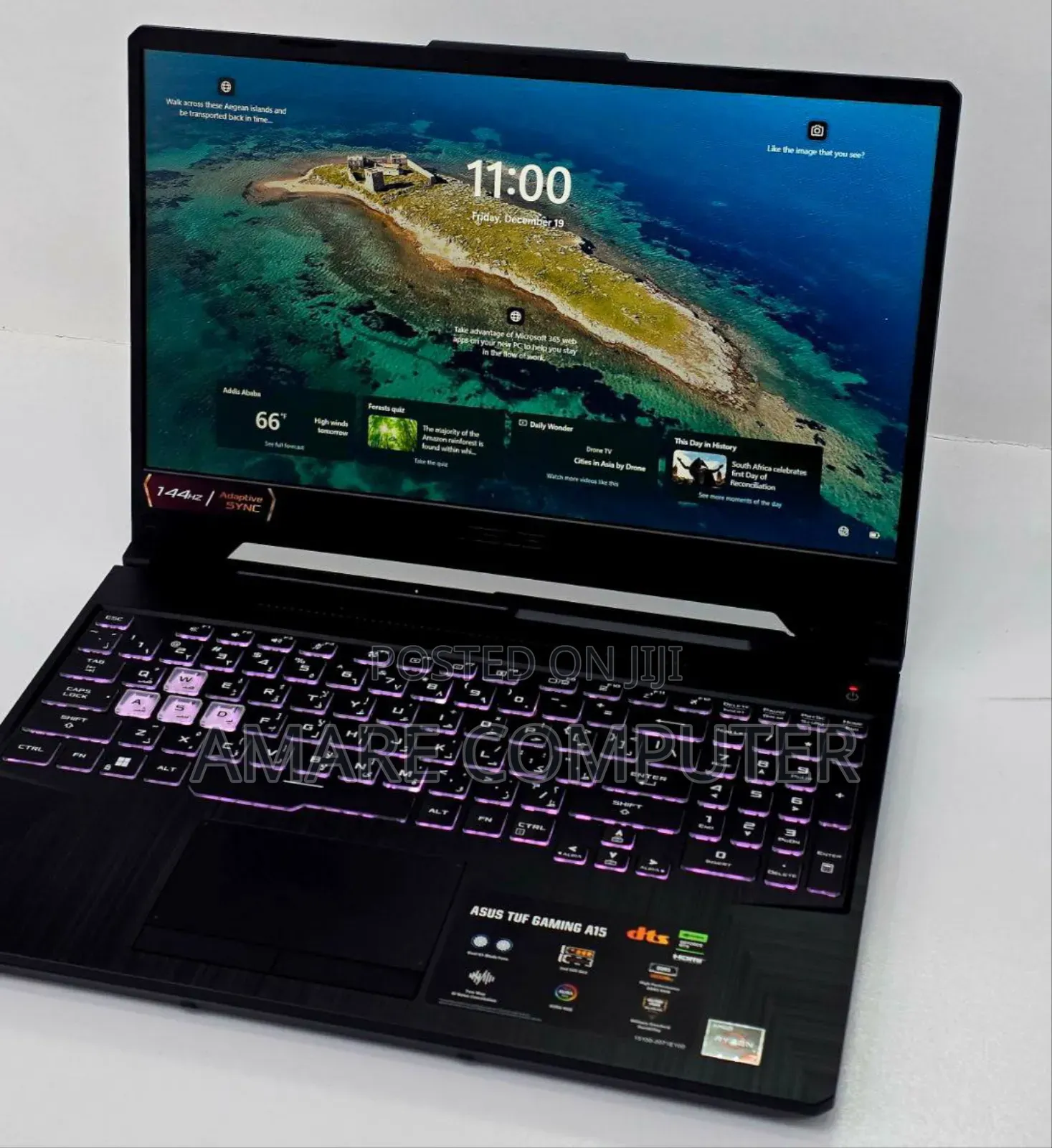 New Laptop Asus TUF Gaming A15 16GB AMD Ryzen 7 SSD 512GB