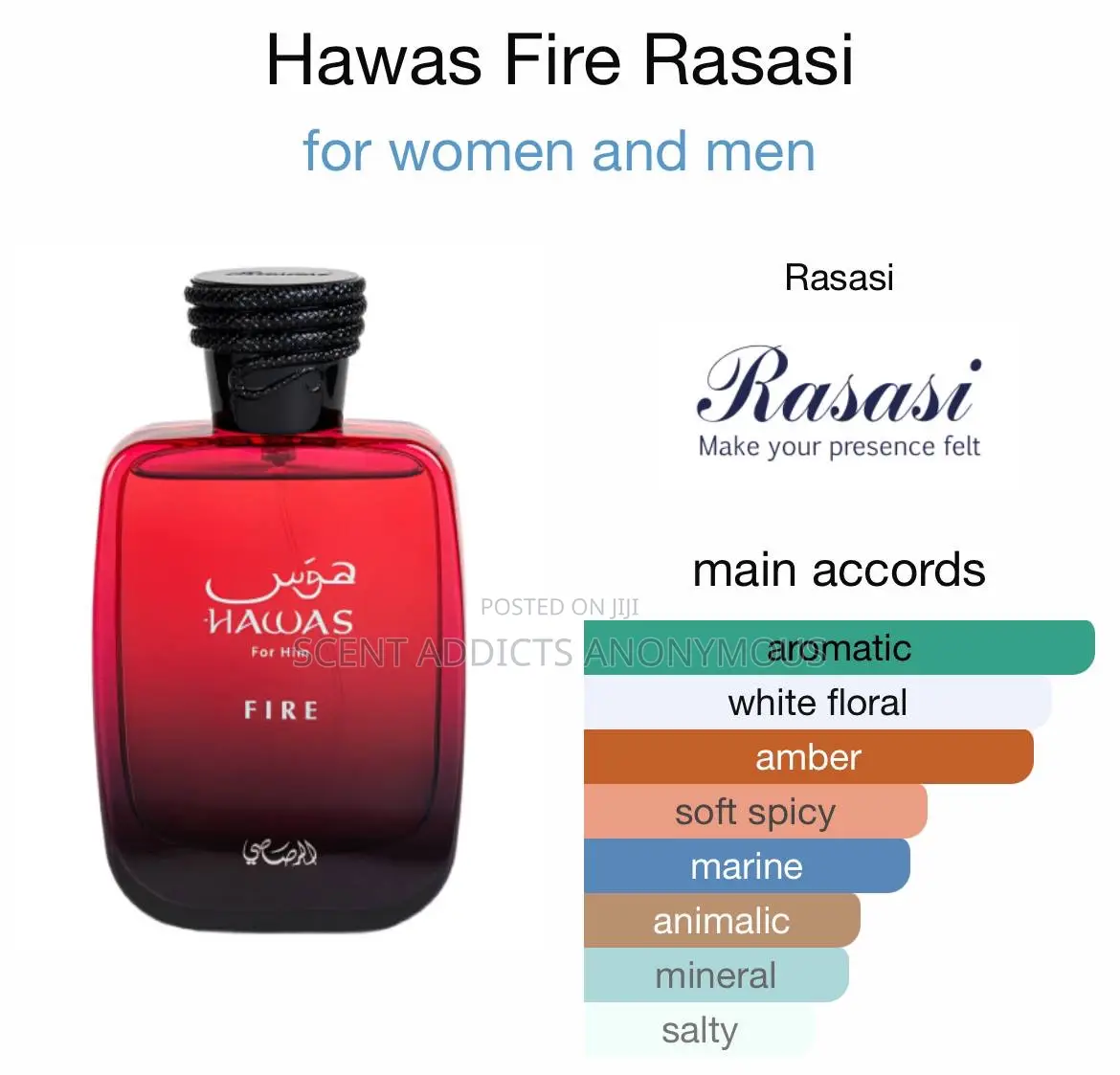 Rasasi Hawas Fire Edp