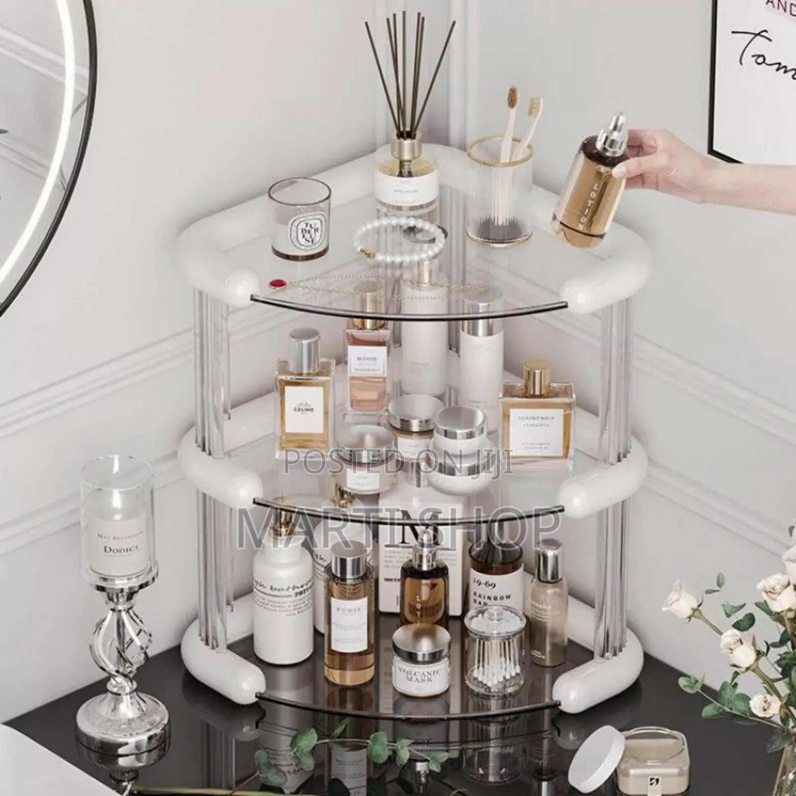 Luxury Cosmetics Storage Shelf