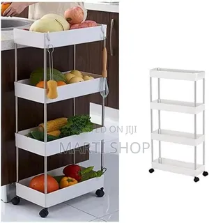 4-layer Movable Kitchen Storage Rack/Shelf