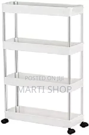 4-layer Movable Kitchen Storage Rack/Shelf