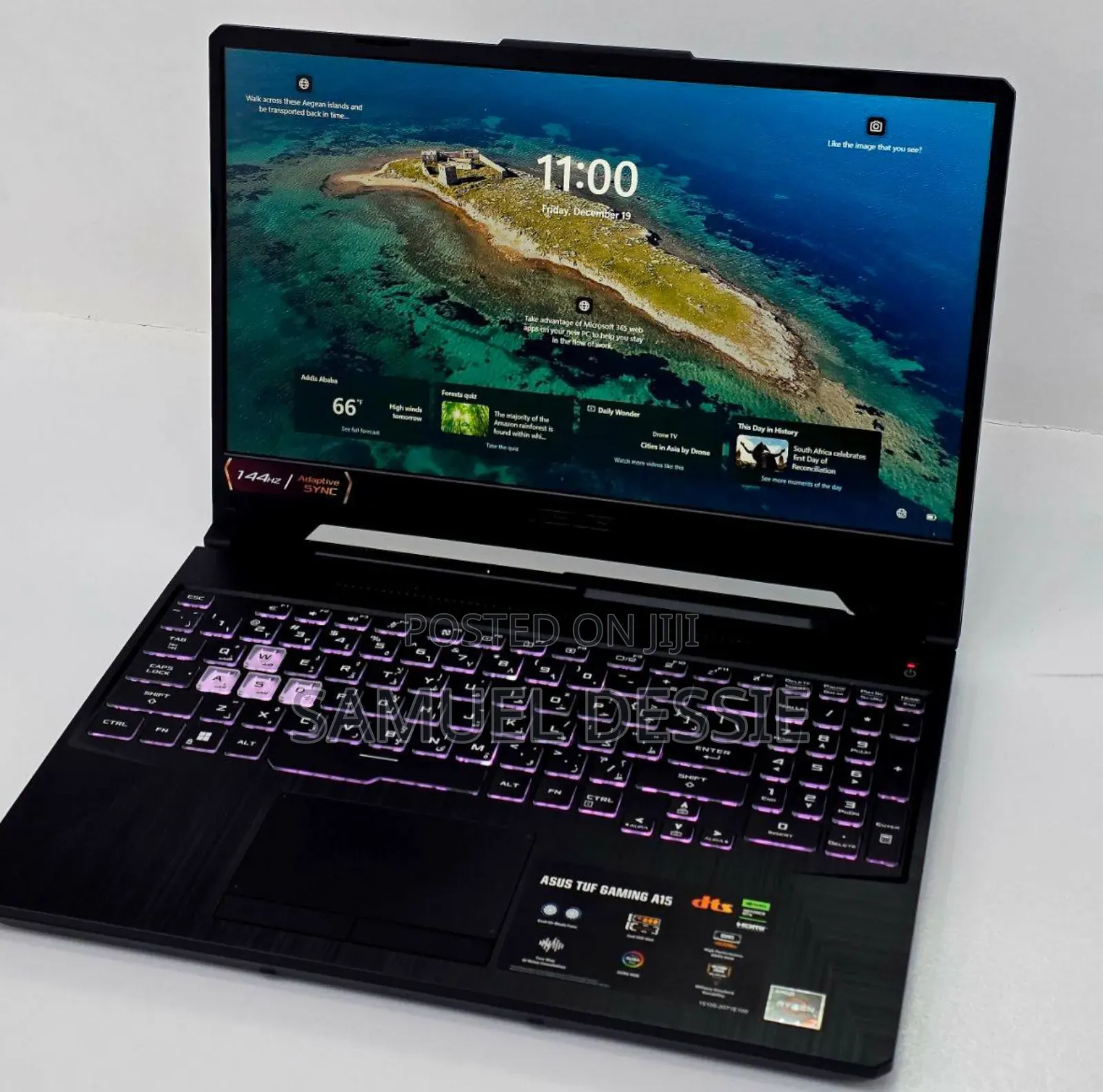 New Laptop Asus TUF Gaming A15 16GB AMD Ryzen 7 SSD 512GB