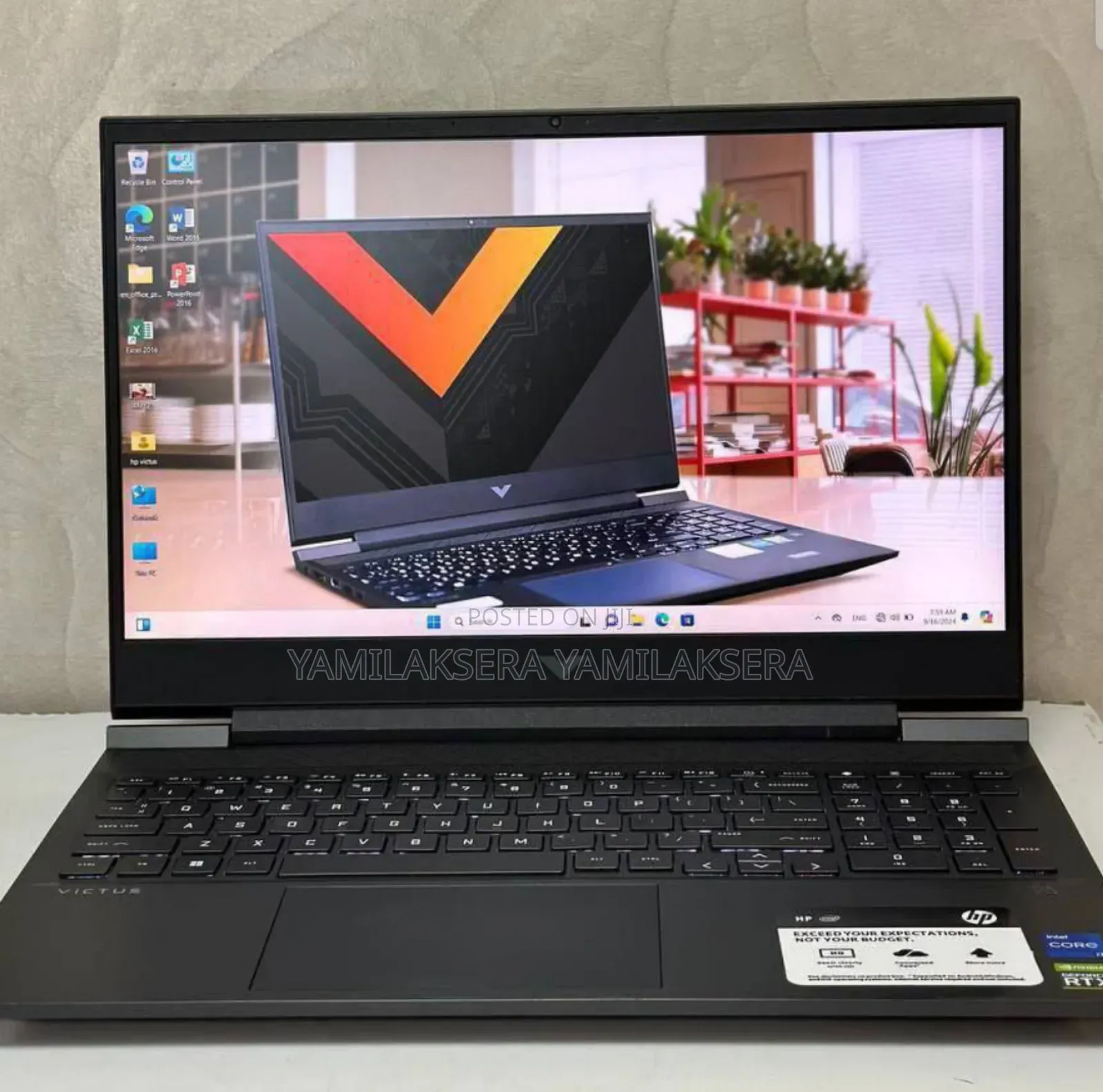 New Laptop HP Victus 15 16GB Intel Core I7 SSD 512GB