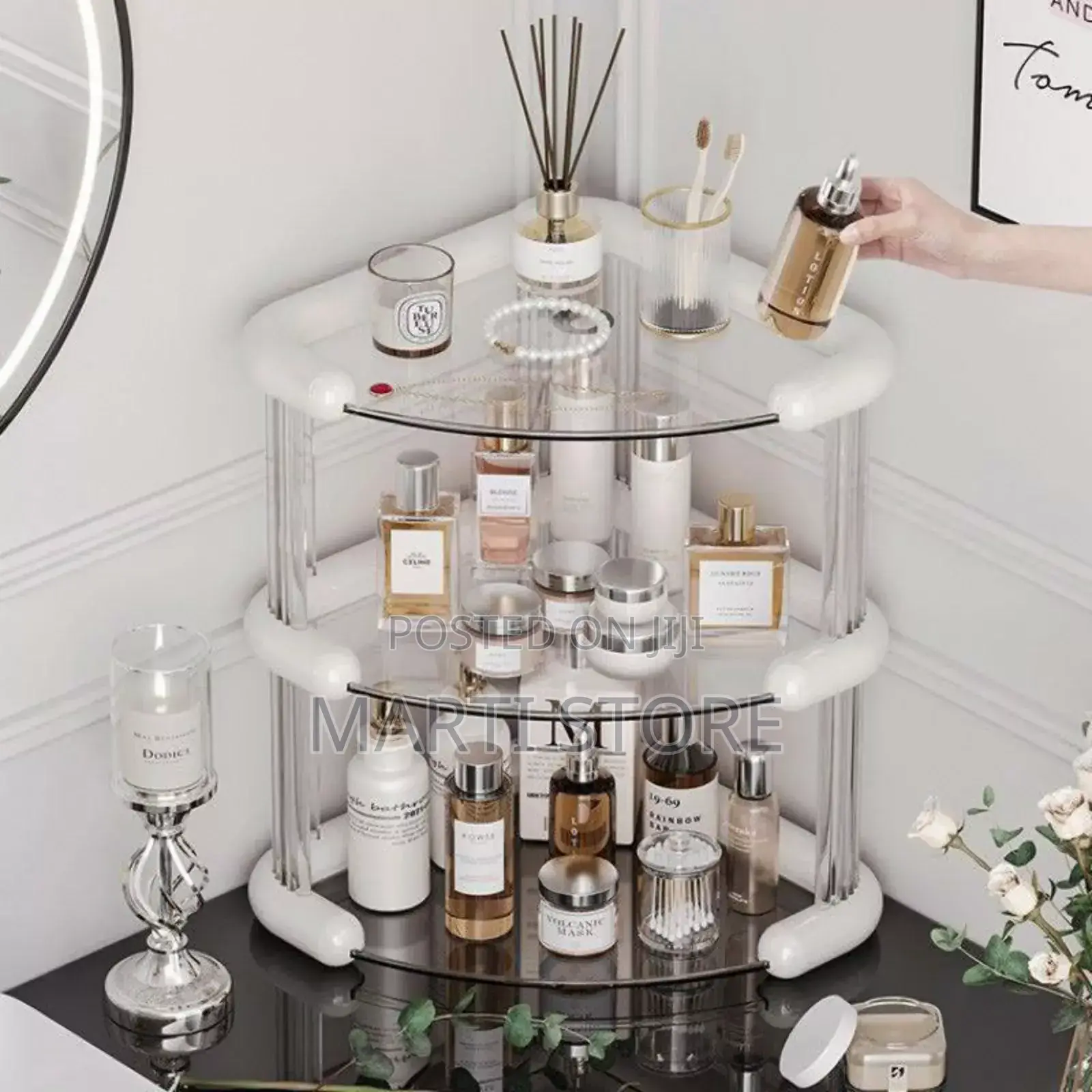 Luxury Cosmetics Storage Shelf