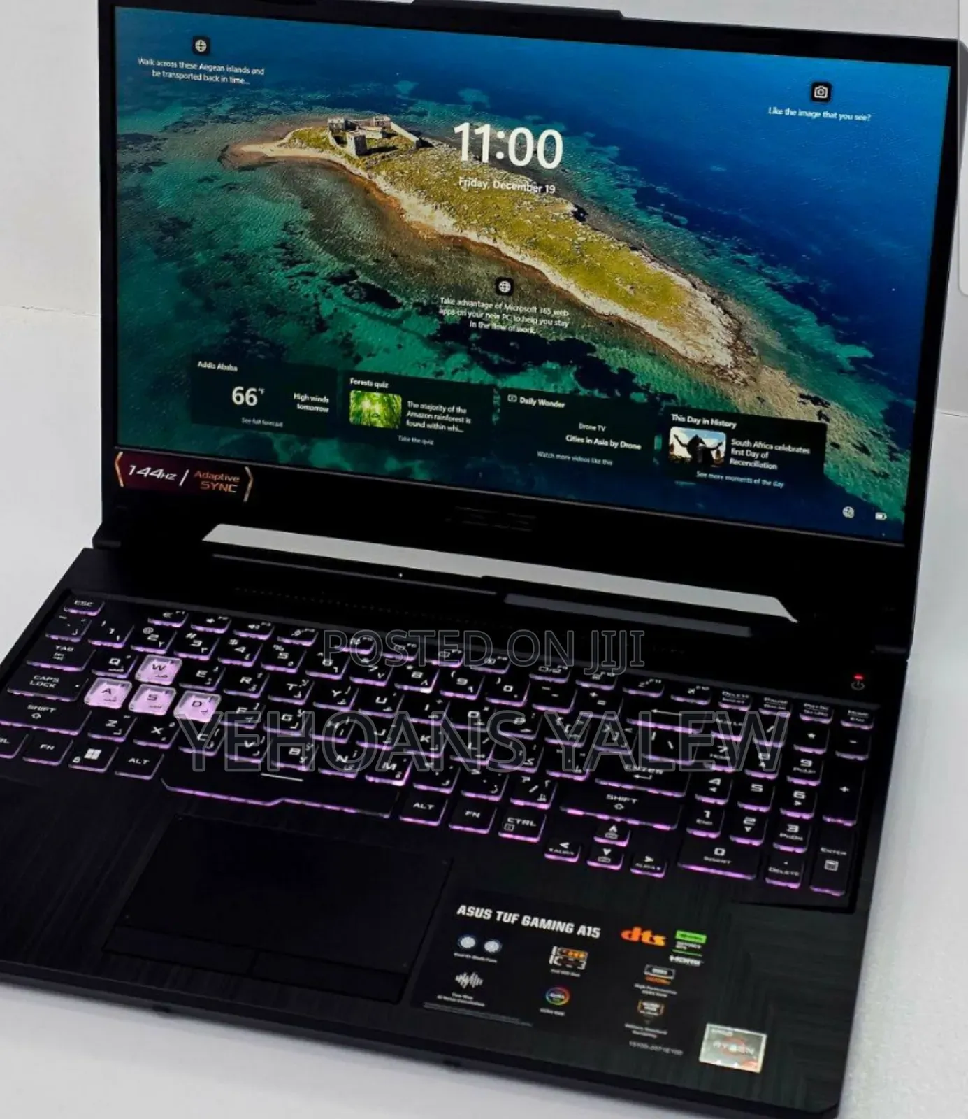 New Laptop Asus TUF Gaming A15 16GB AMD Ryzen 7 SSD 512GB