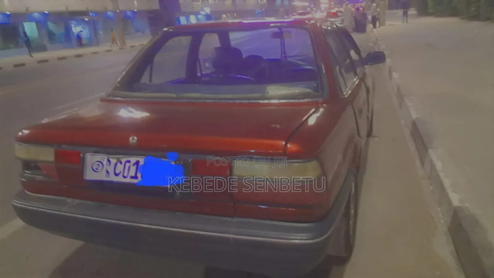 Toyota Corolla Sedan 1992 Burgundy