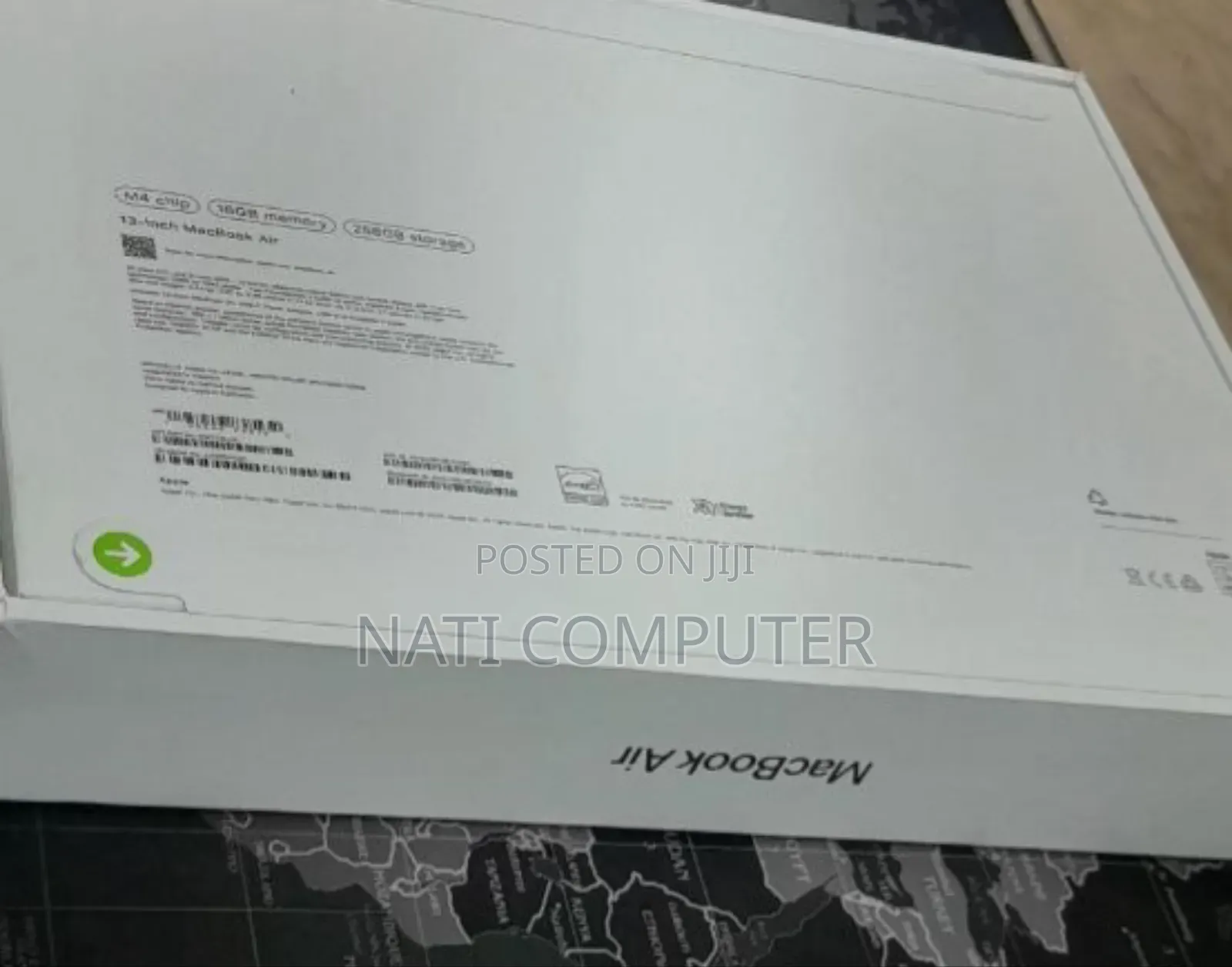 New Laptop Apple MacBook Air 2025 M4 13-Inch 16GB Apple M4 SSD 256GB