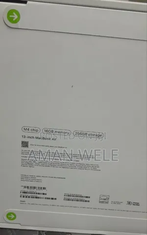 New Laptop Apple MacBook Air 2025 M4 13-Inch 16GB Apple M4 SSD 256GB