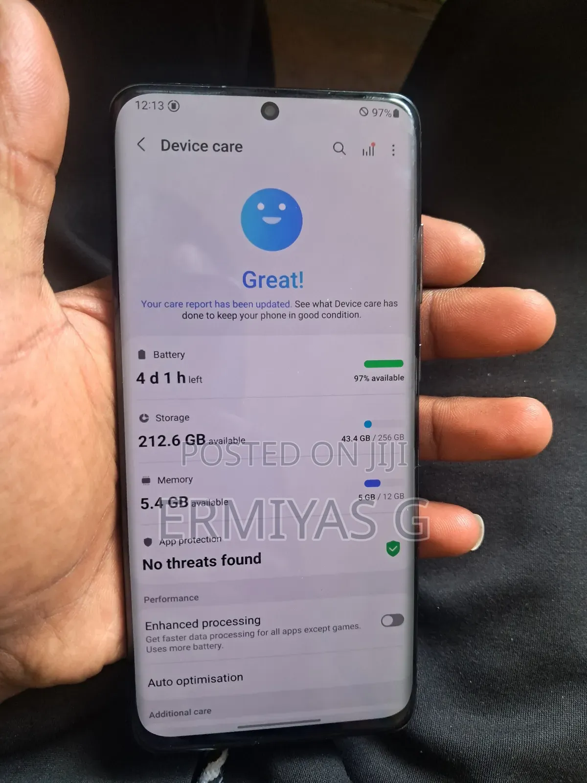 New Samsung Galaxy S20 Ultra 5G 256 GB Black