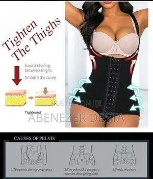 Black Women's Body Shaper Waist Trainer Corset With Hook