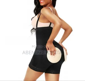 Photo - Extra Sponge Black Shapewear Bodysuit With Tummy Control