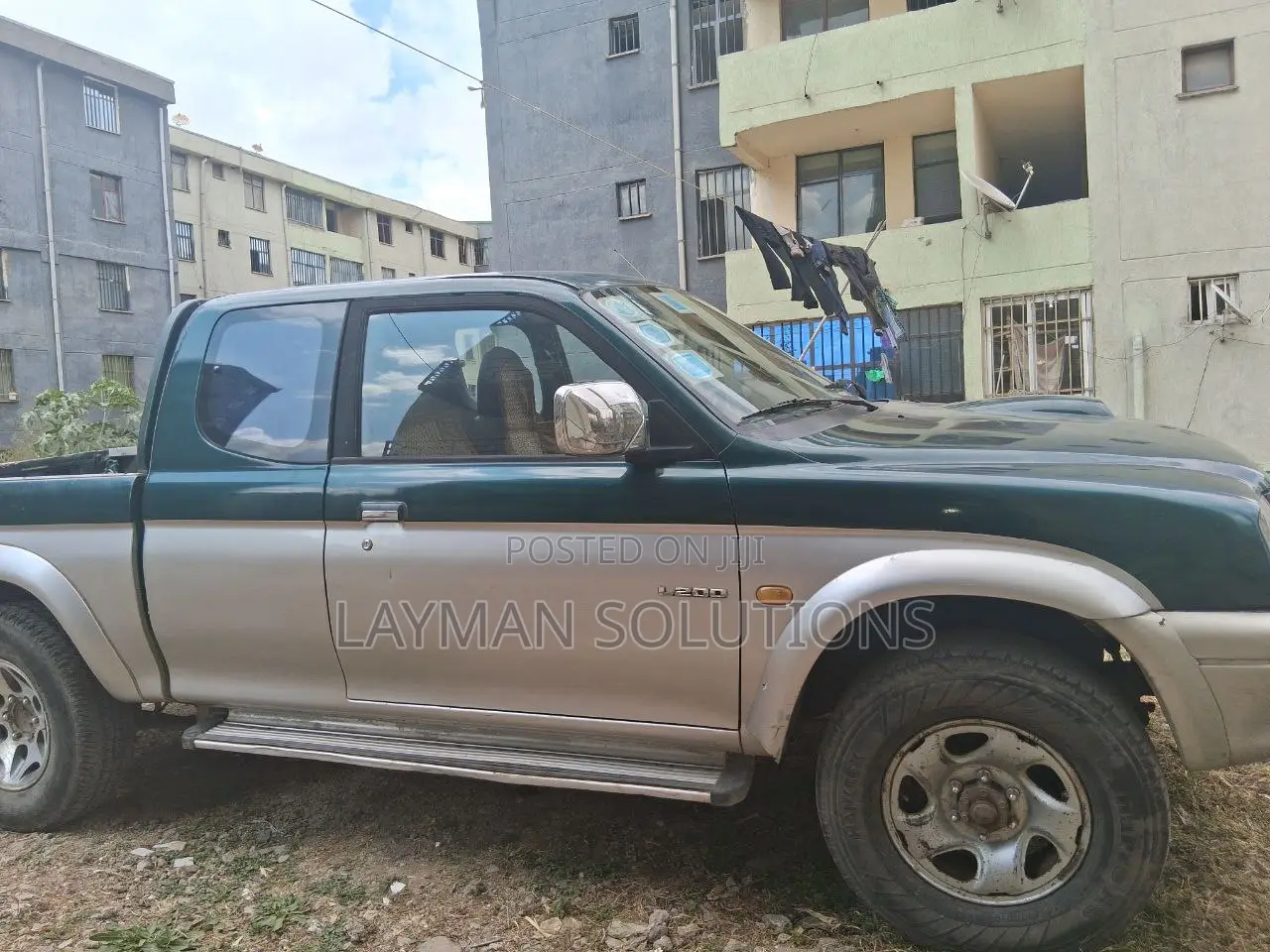 Mitsubishi L200 Club Cab 2.4 4WD 2001 Green