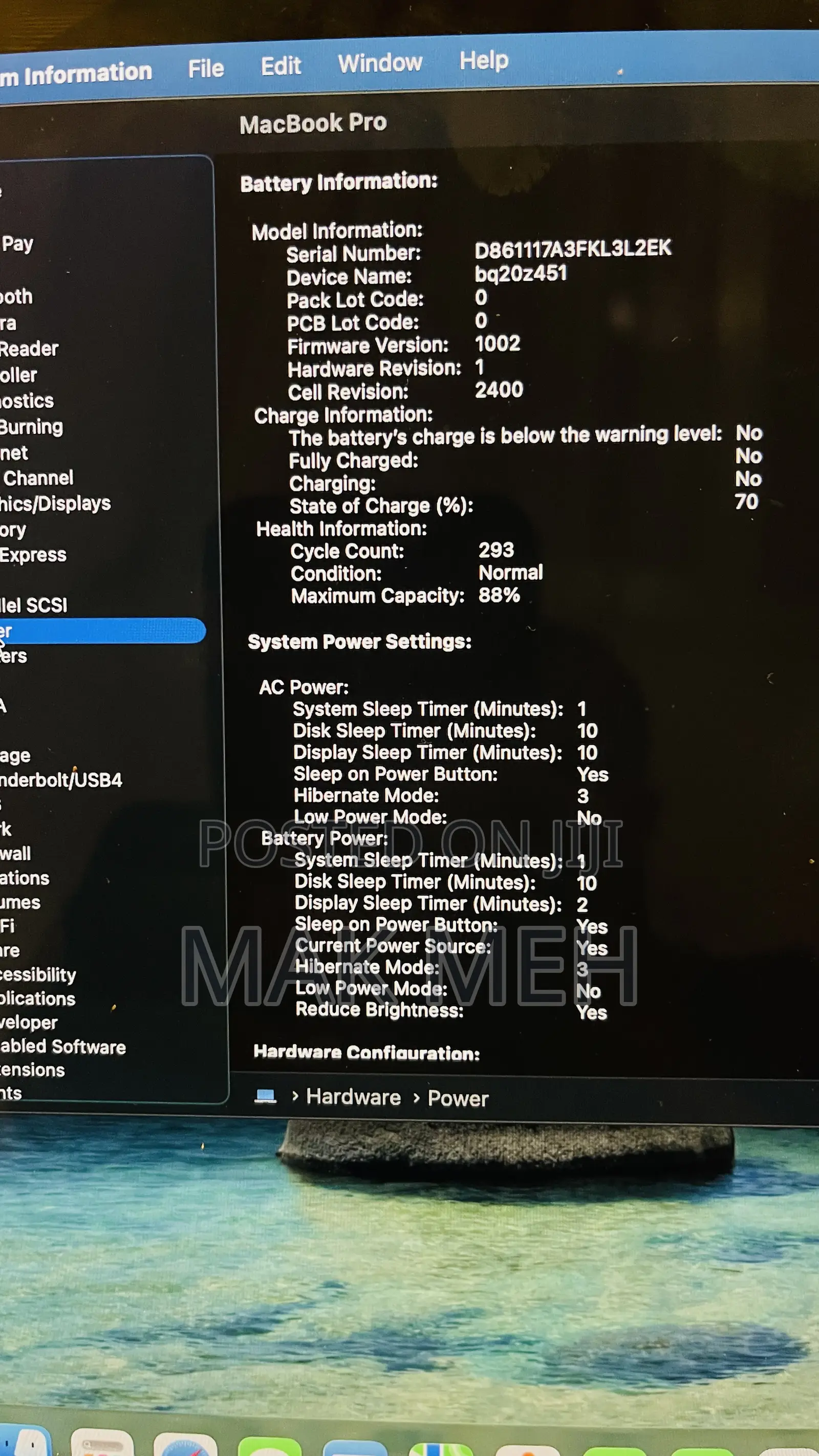 Laptop Apple MacBook Pro M1 8GB Apple M1 SSD 256GB