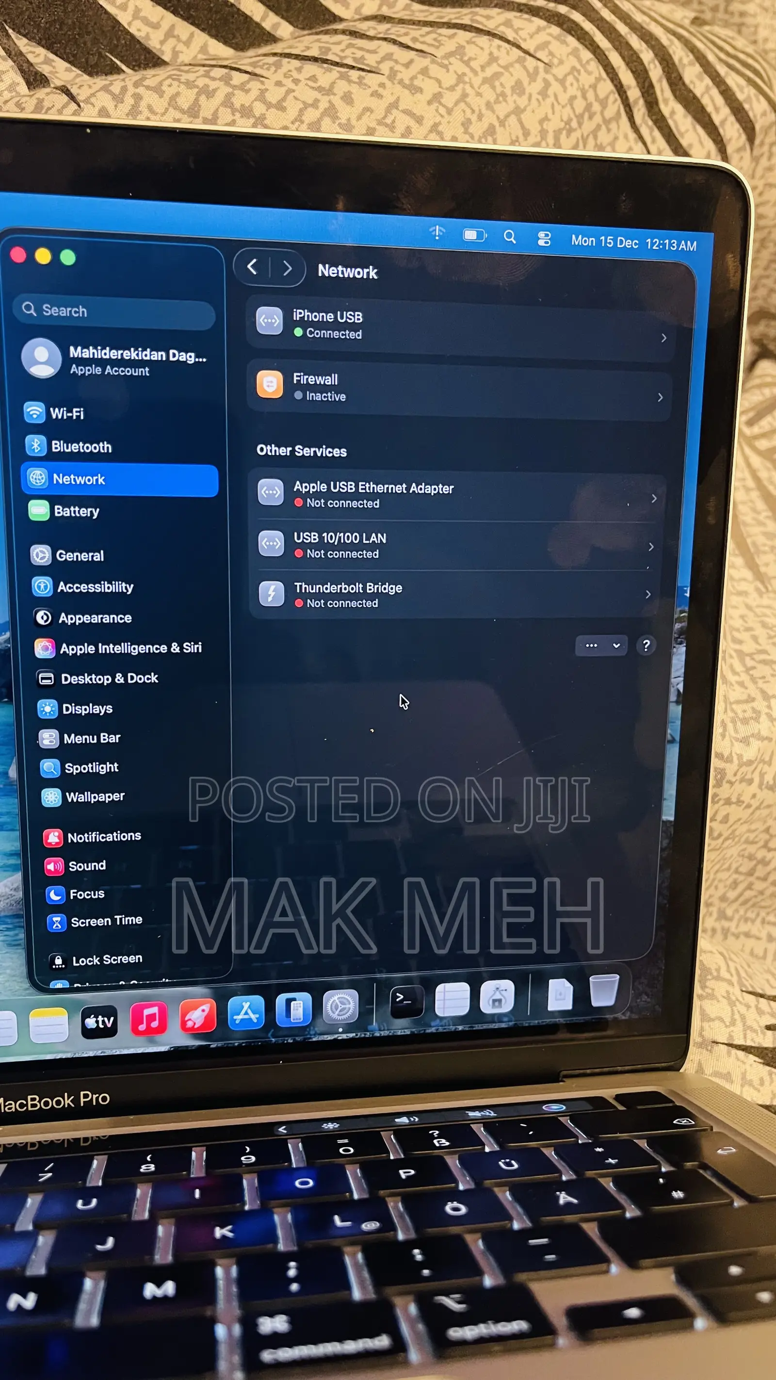 Laptop Apple MacBook Pro M1 8GB Apple M1 SSD 256GB