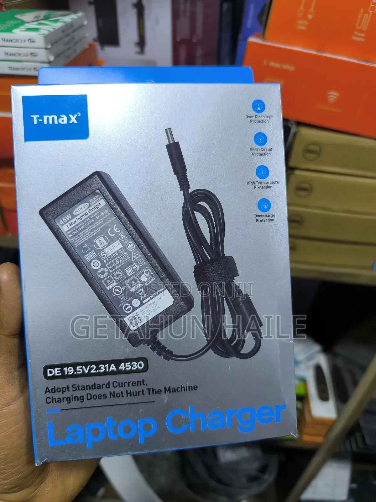 T-Max 45w Laptop Charger (Dell Laptop 45watt Charger)
