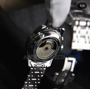 Tevise T9005a-F Automatic Mechanical Watch With a Blue Dial, Stainless