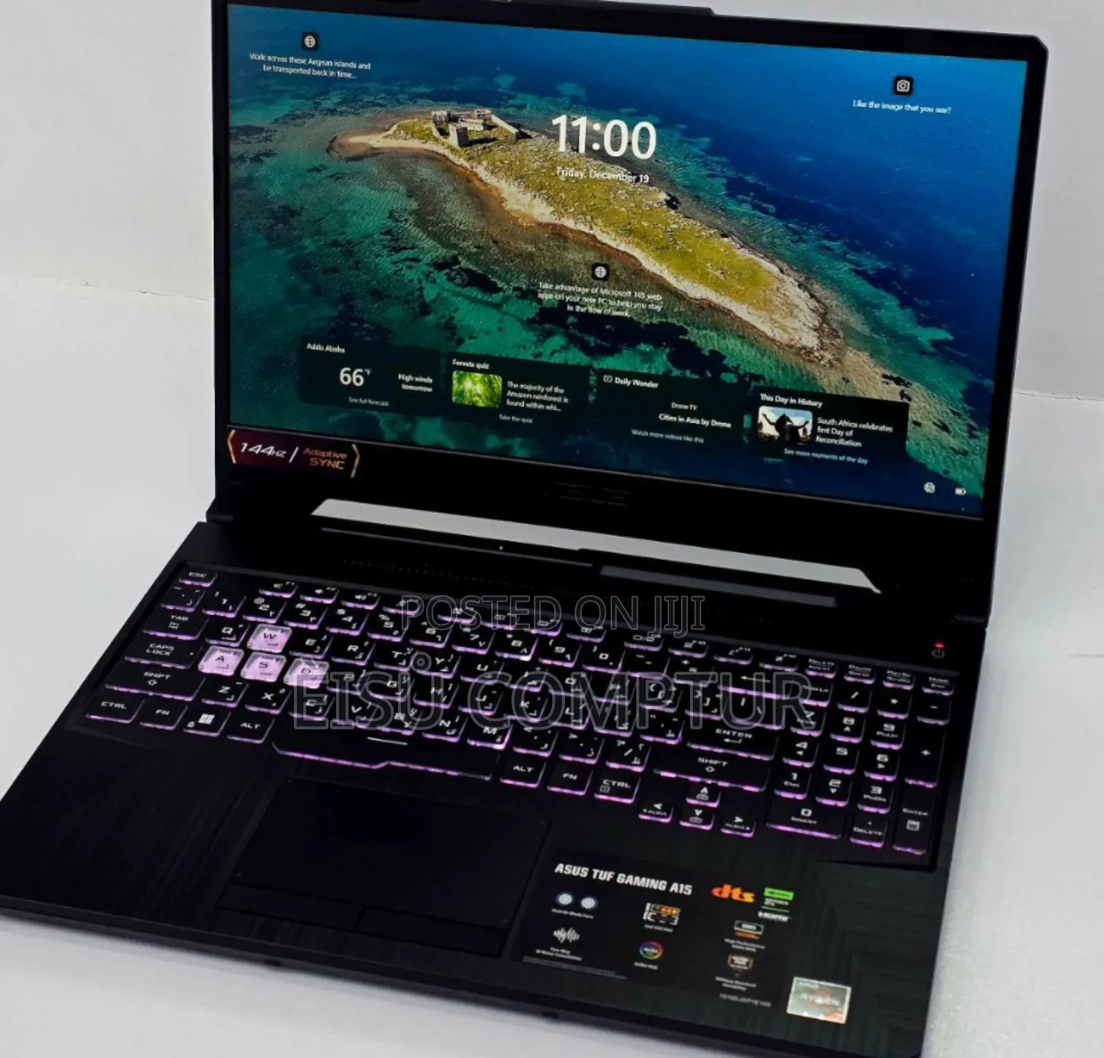 New Laptop Asus TUF Gaming A15 16GB AMD Ryzen 7 SSD 512GB