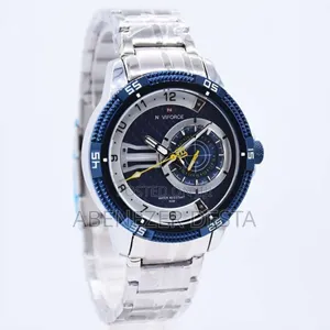 Naviforce Nf9206 Men's Watch With a Black Stainless Steel Band