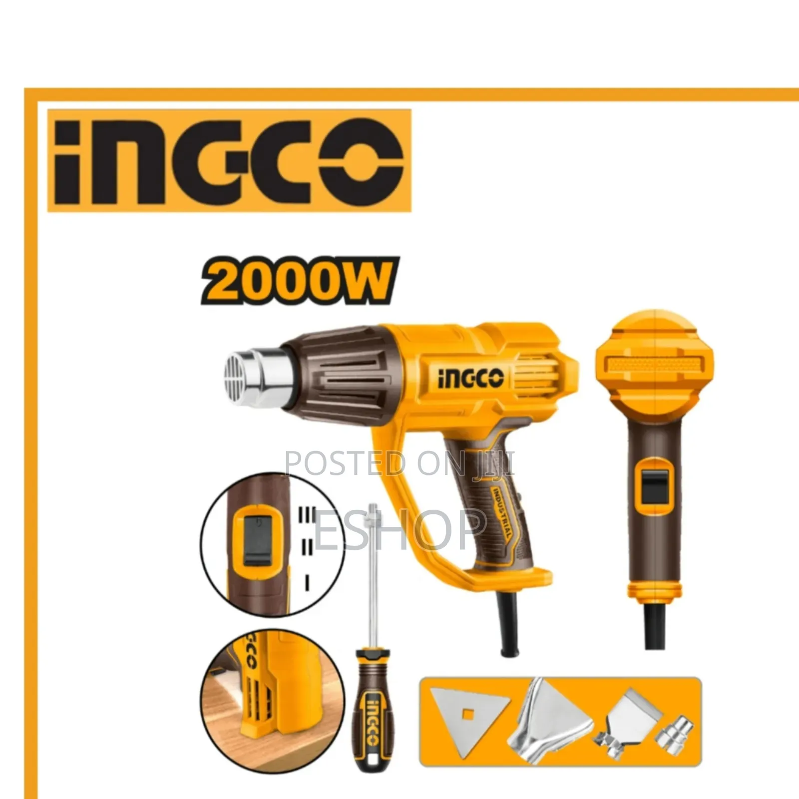 The Handyman's Choice: Ingco 2000w Versatile Heat Gun