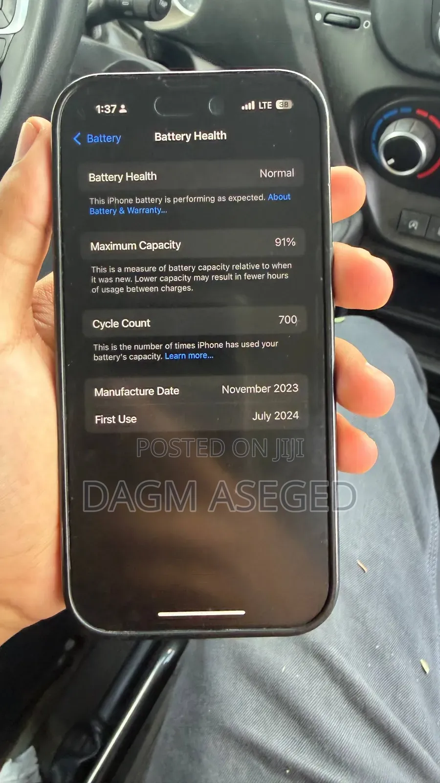 Apple iPhone 15 128 GB Black