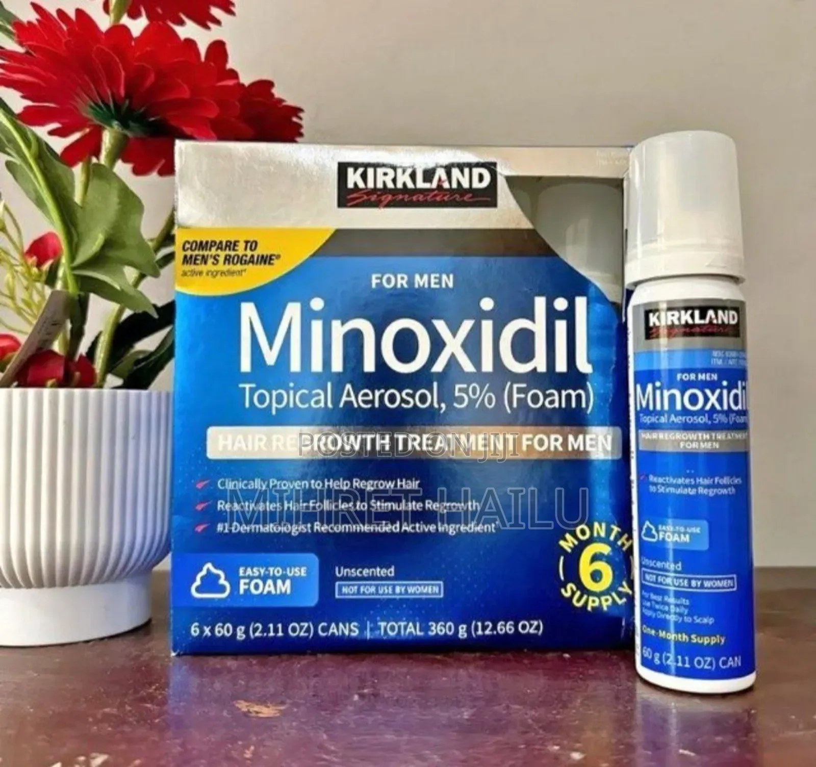 Kirkland Minoxidil 6 Month Supply For Beards and Hair Growth