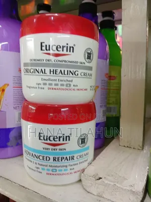 Photo - Eucerin Original Healing Cream and the Eucerin Advanced Repair Cream