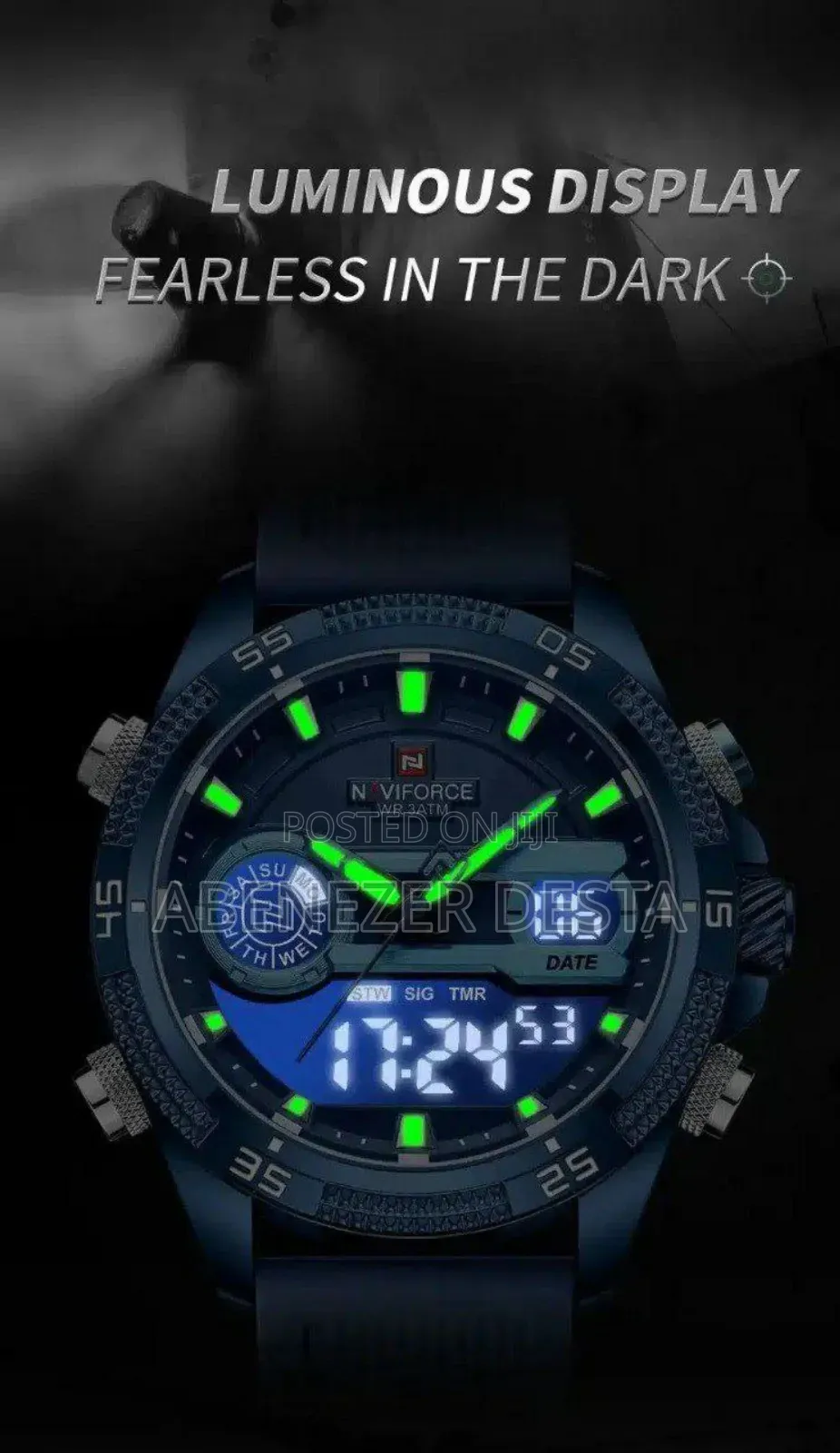 Naviforce Men's Watches Digital Analog Quartz for Men Watches