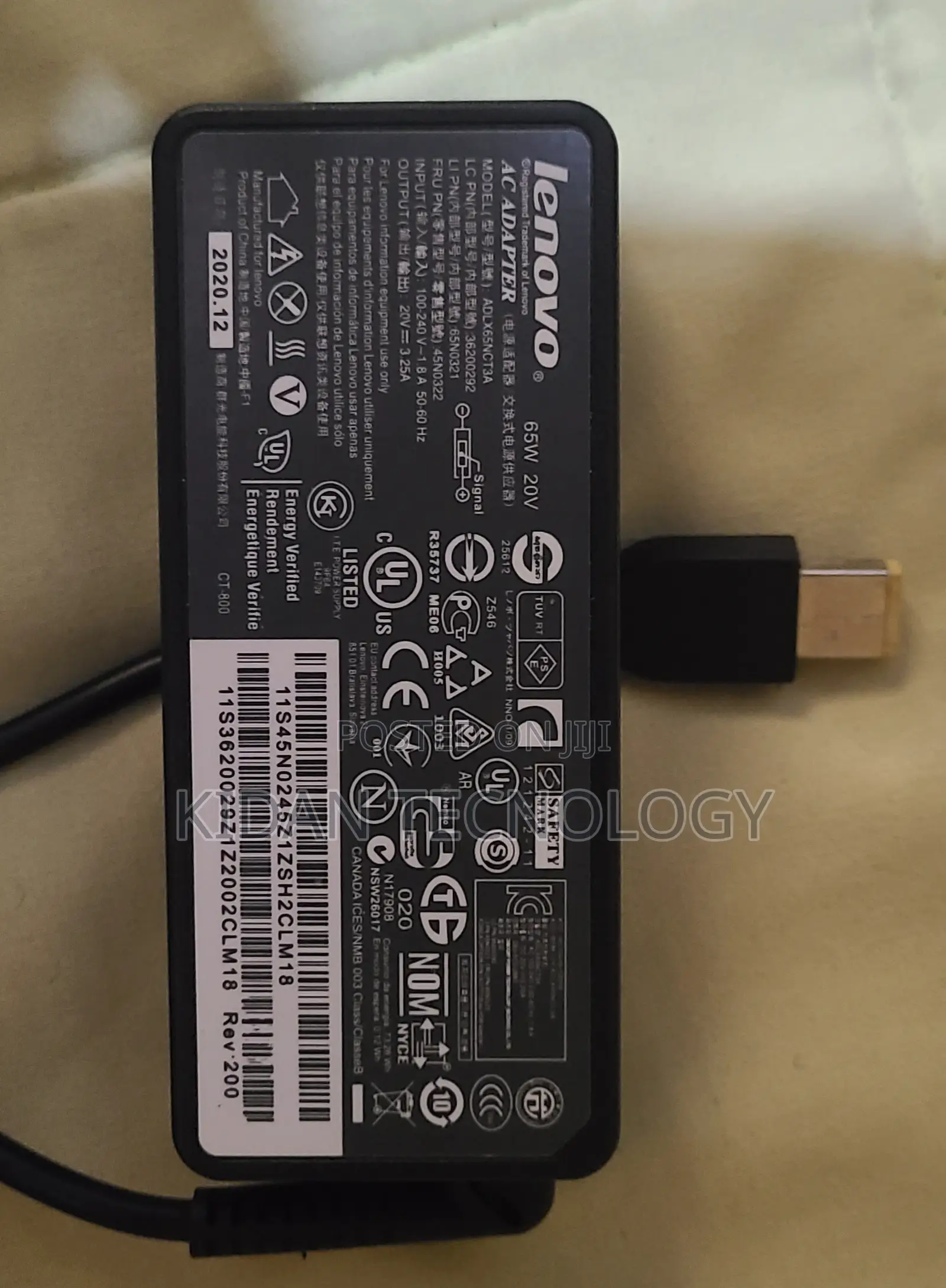 Levovo Lapyop Charger 65w