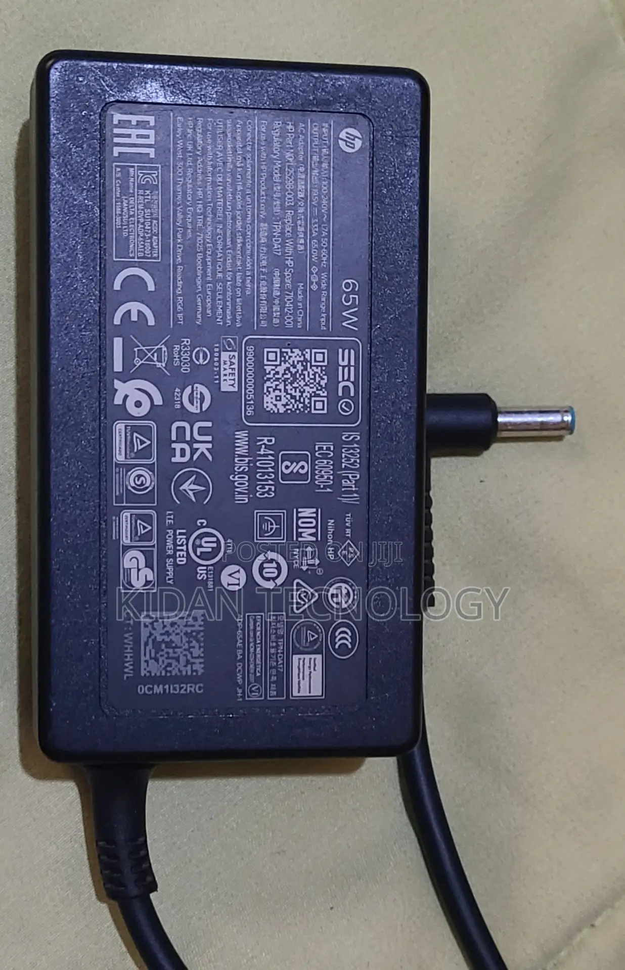 Hp Laptop Charger 65w
