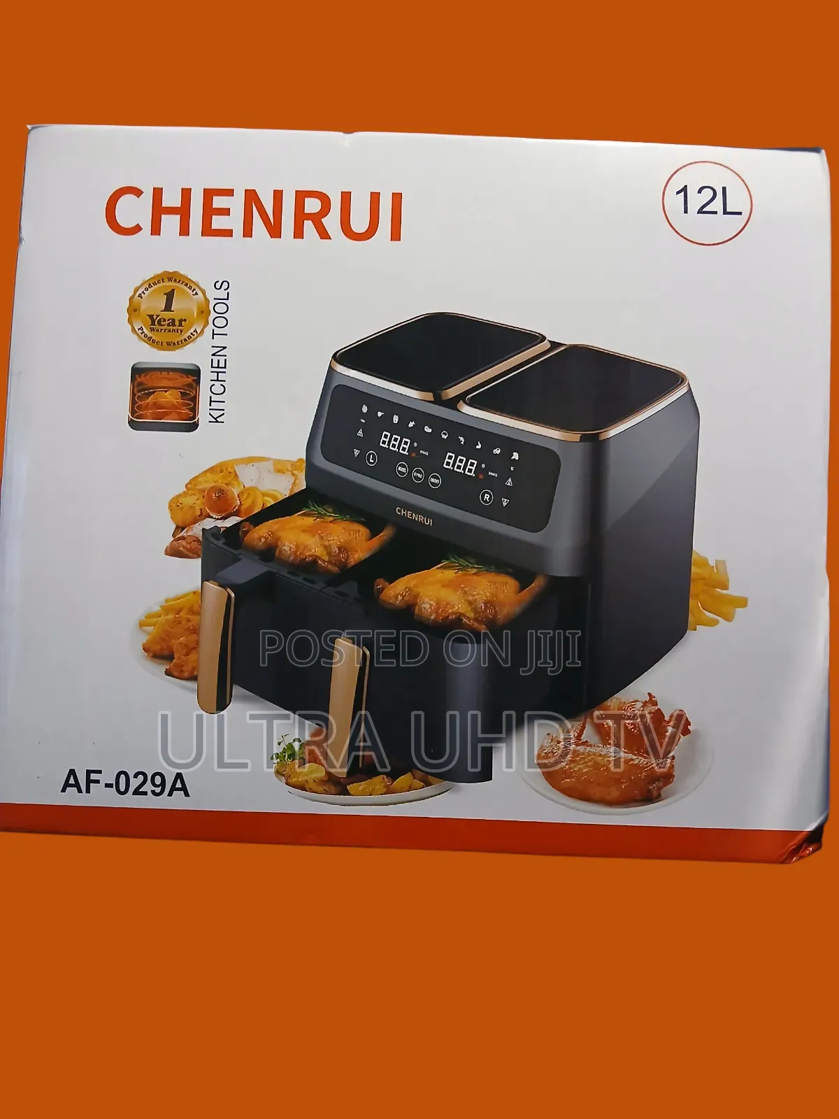 Chenrui 2-in-1 Digital Air Fryer Double Drawer | 12 Liters |