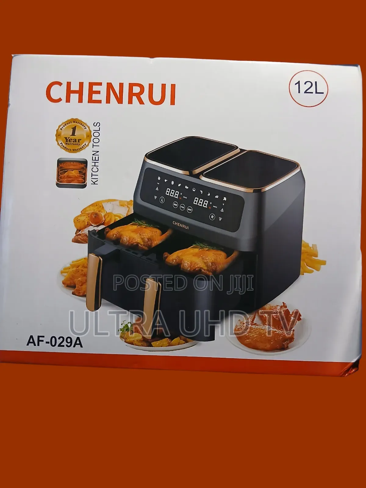 Chenrui 2-in-1 Digital Air Fryer Double Drawer | 12 Liters |