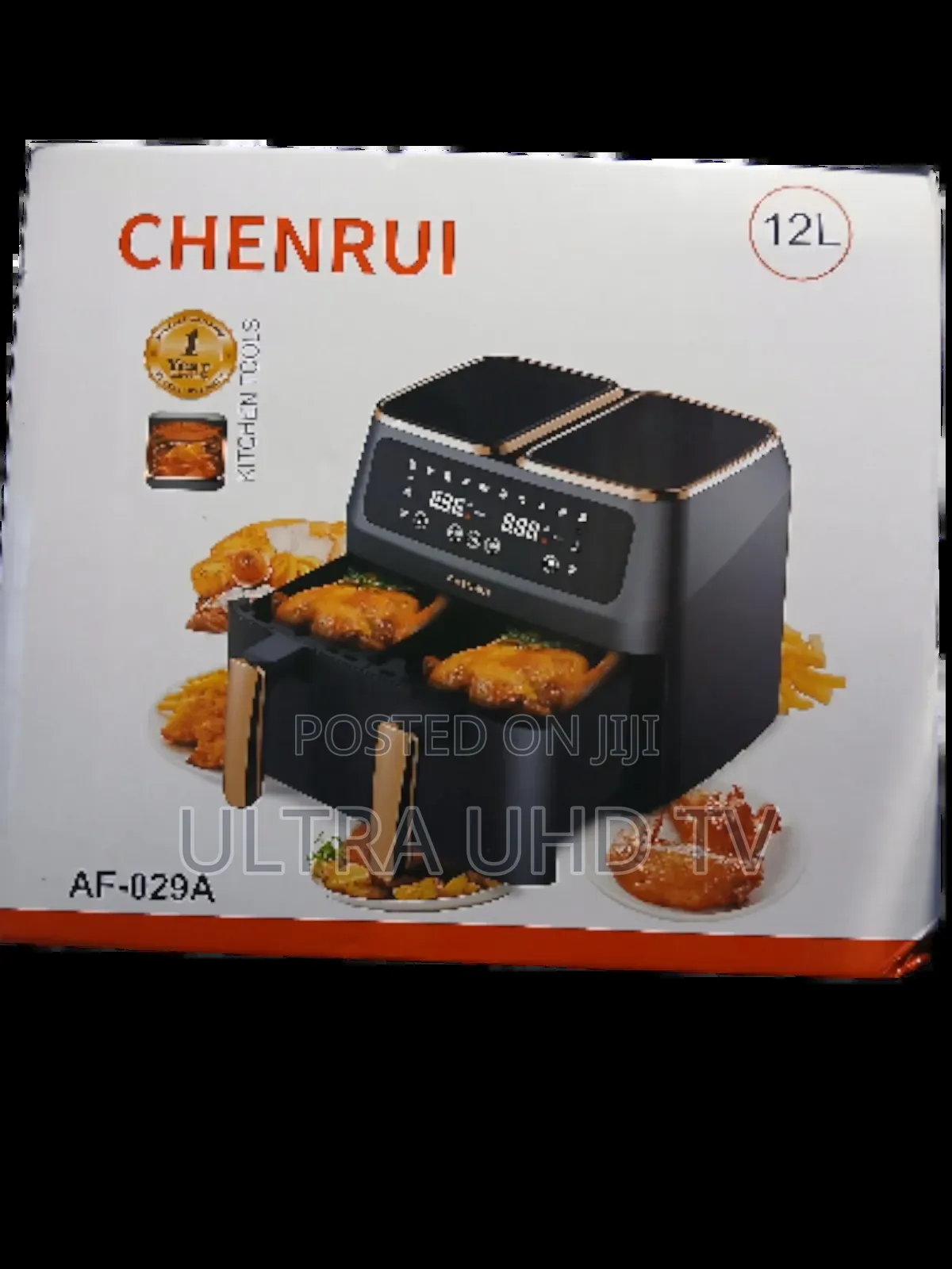 Chenrui Air Fryer Double Drawer | 12 Liters | Multi-Function Cook