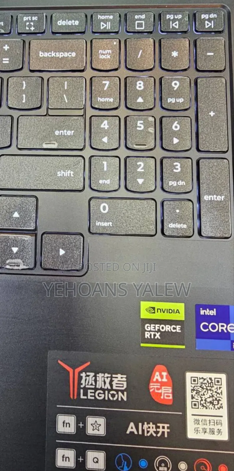 New Lenovo Legion Y7000P IRX9 Gaming Laptop 16GB Intel Core I9 SSD 1T