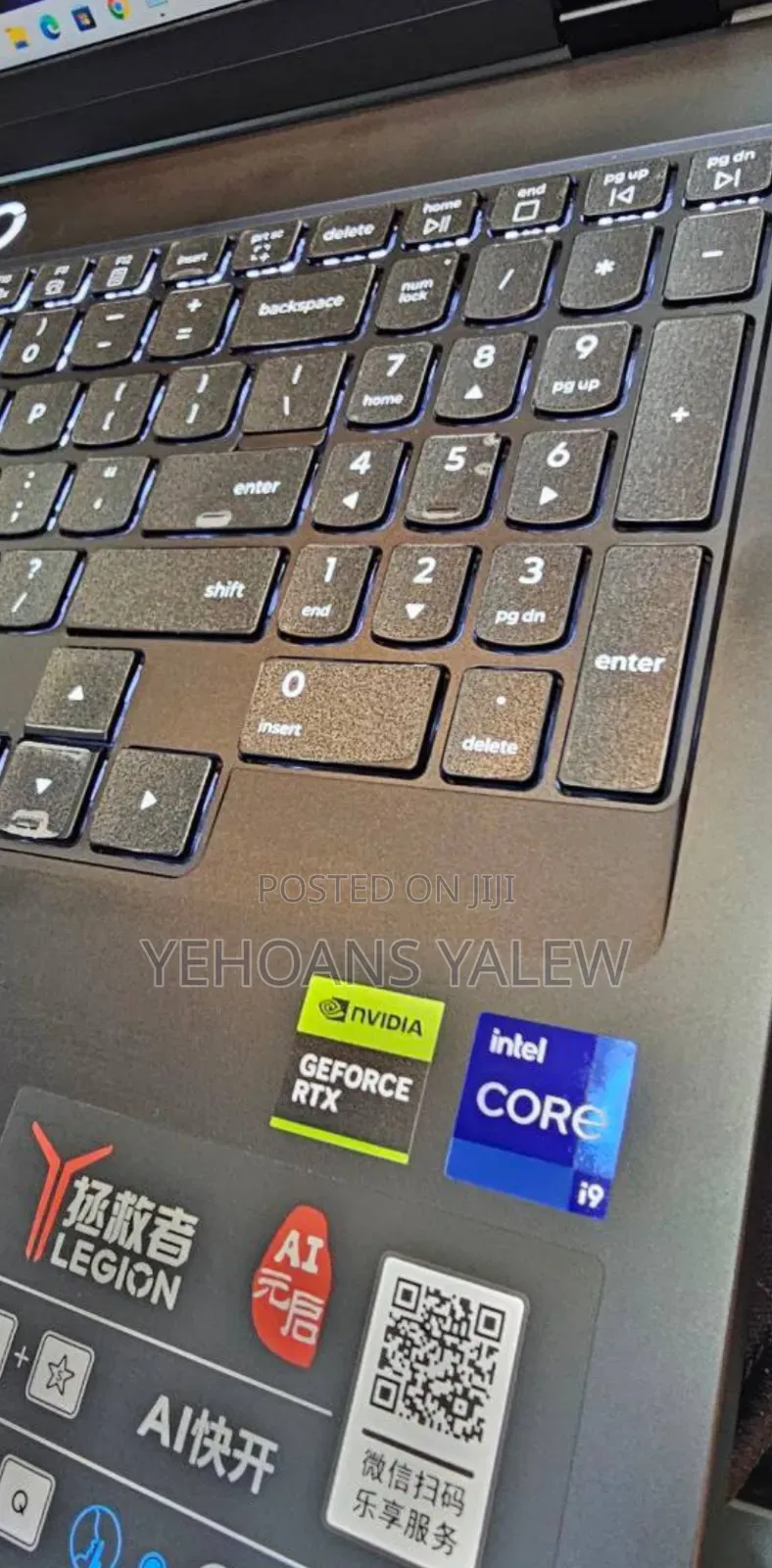 New Lenovo Legion Y7000P IRX9 Gaming Laptop 16GB Intel Core I9 SSD 1T