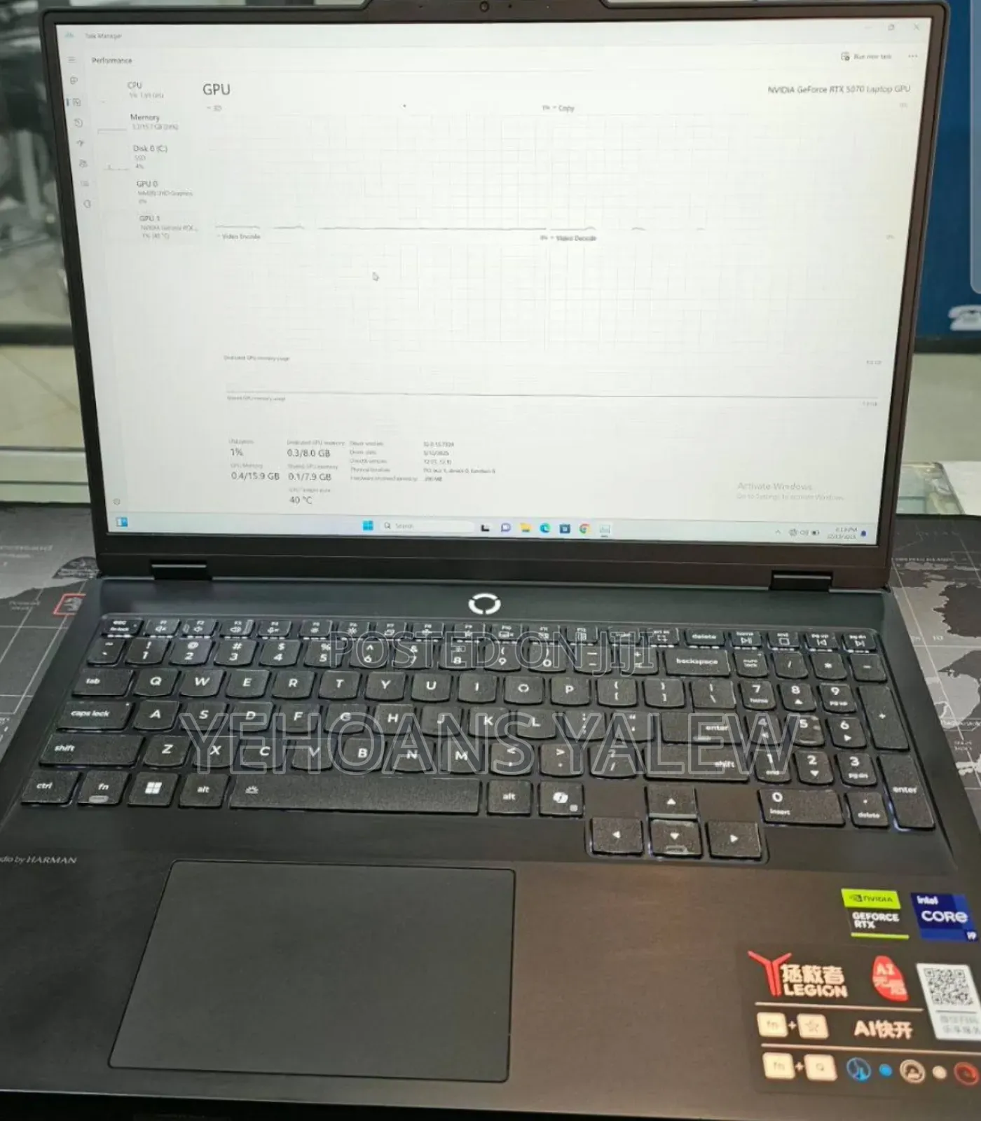 New Lenovo Legion Y7000P IRX9 Gaming Laptop 16GB Intel Core I9 SSD 1T