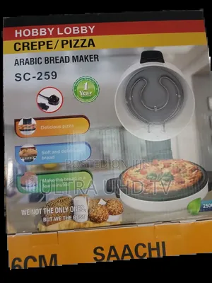 Photo - Hobby Lobby Crepe/Pizza Arabic Bread Maker Sc-259 42 Cm Diameter