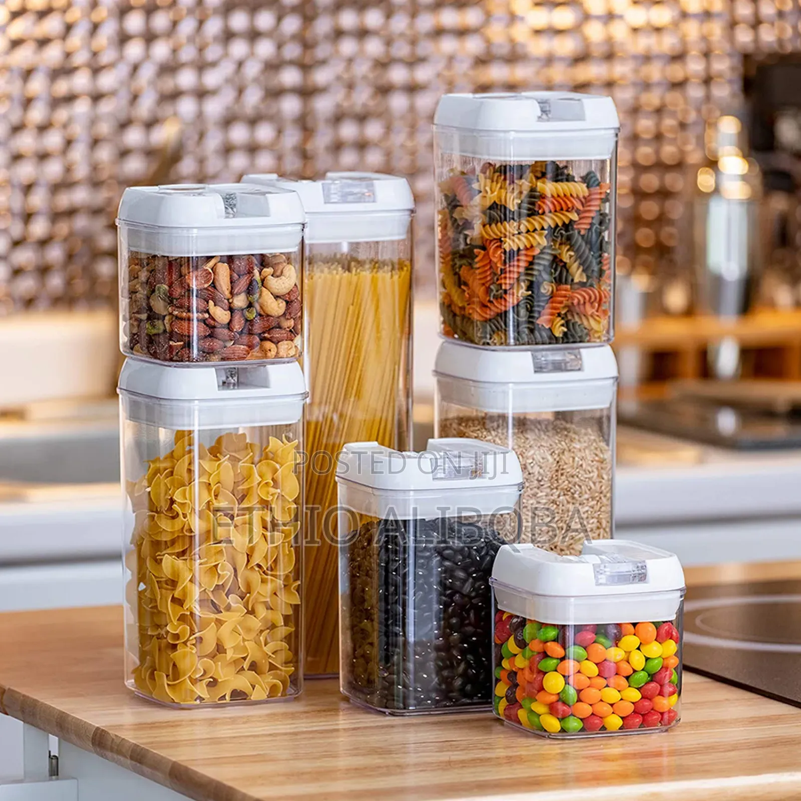 7 Pcs Food Storage Containers