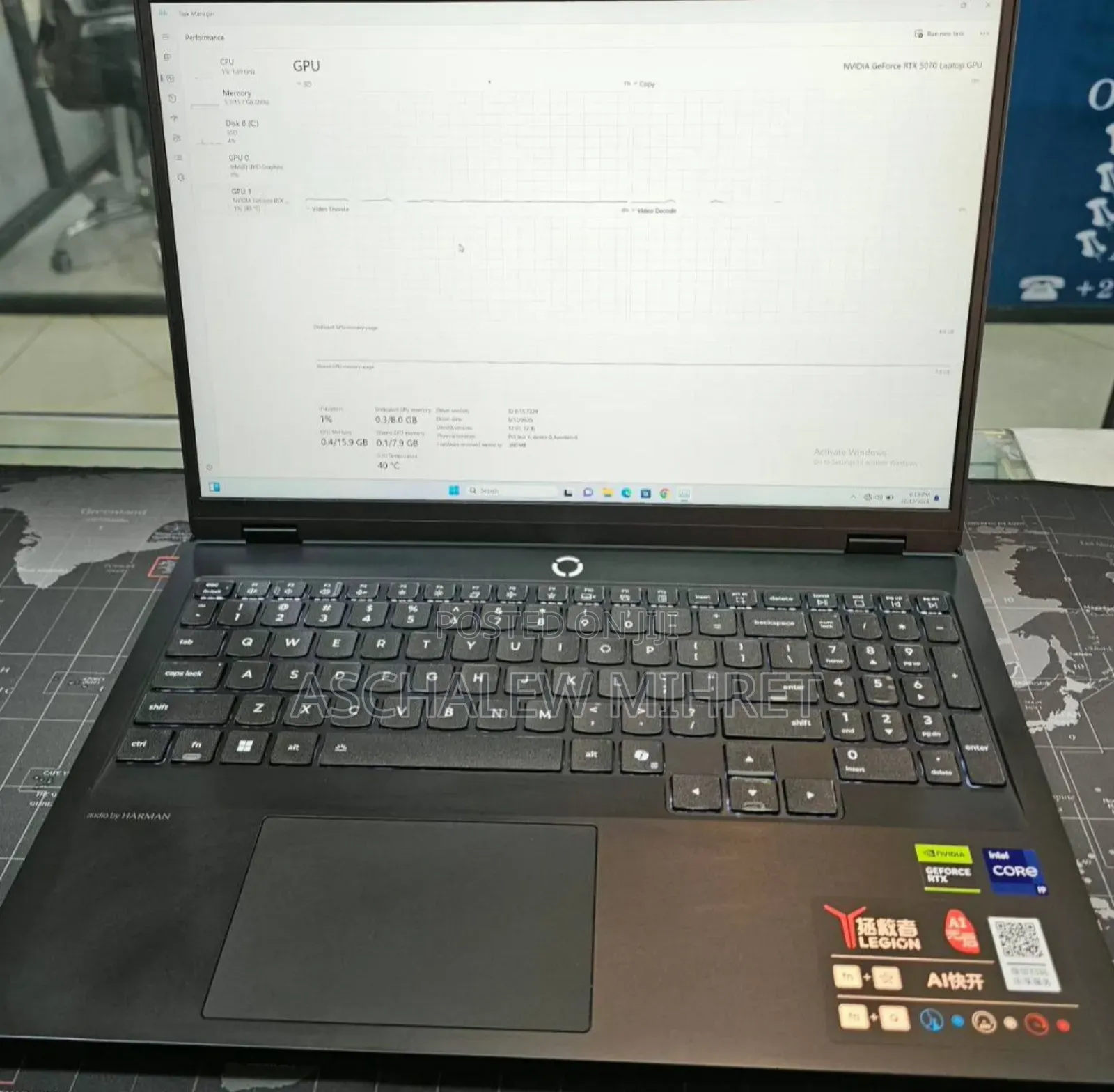 New Lenovo Legion Y7000P IRX9 Gaming Laptop 16GB Intel Core I9 SSD 1T